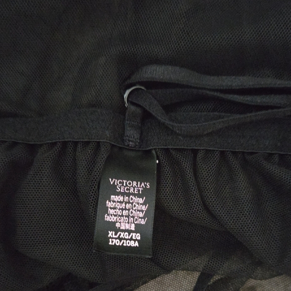Victoria's Secret Black Mesh Lingerie Size XL - Picture 6 of 6